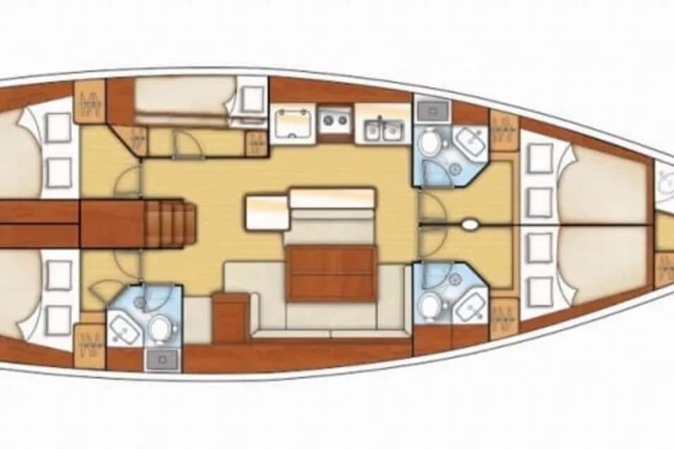 Beneteau Oceanis 50 - REF 010S - miniatura 14